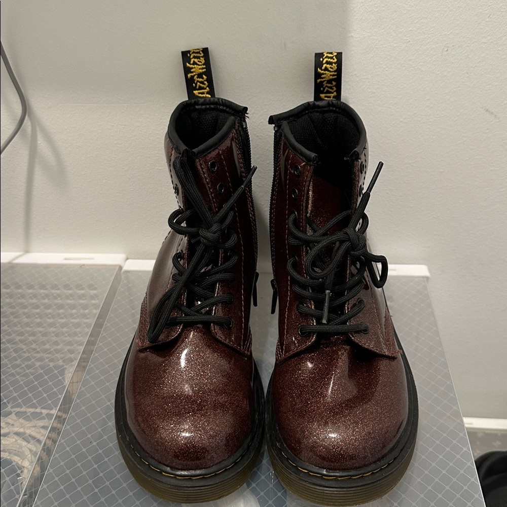 Dr. Martens Glitter Lace-Up Boots
